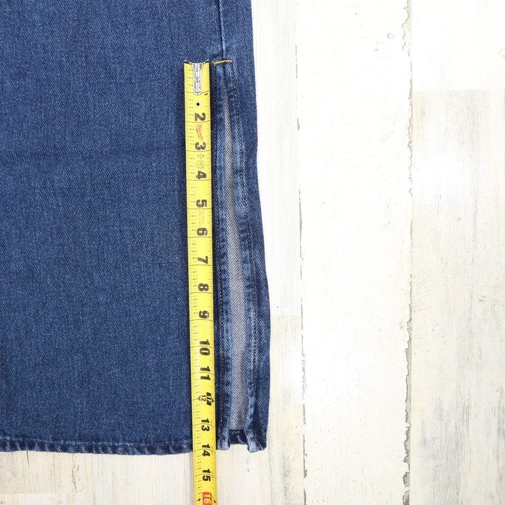 7 for All Mankind Maxi Skirt Womens 29 Blue Note Lyocell Soft Stretch Denim